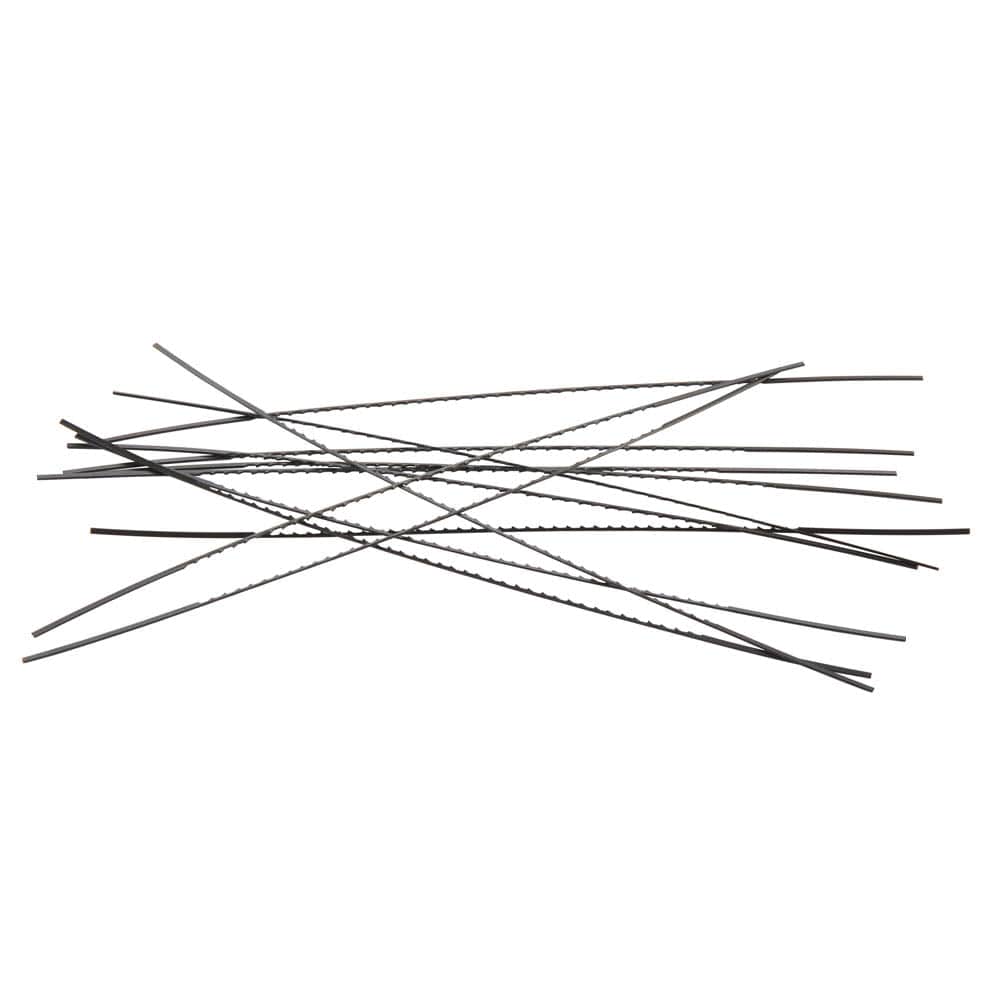 Super Sharps Scroll Saw Blades – #5 –  Pin-Less – Skip Tooth – 12 Pack