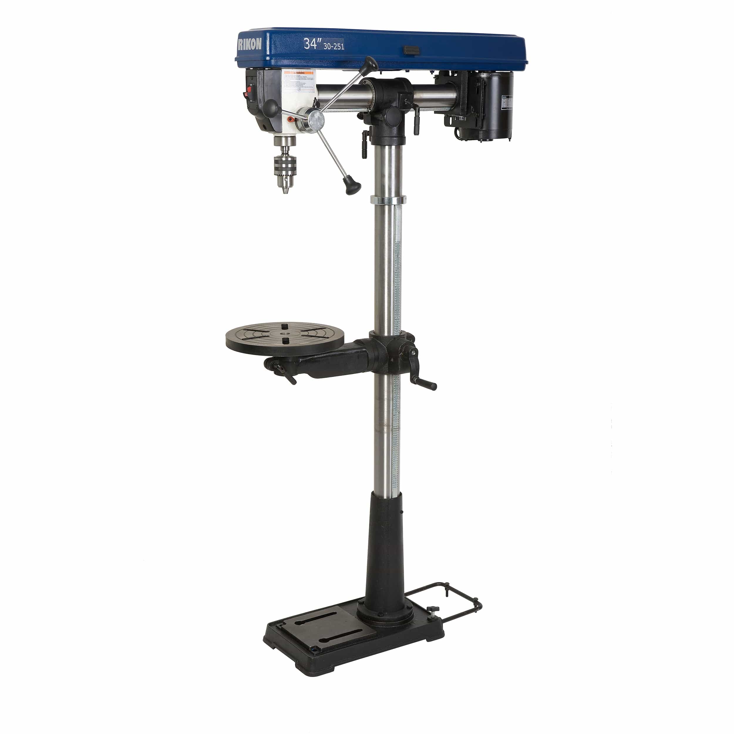 34″ Floor Radial Drill Press – 1/3 HP