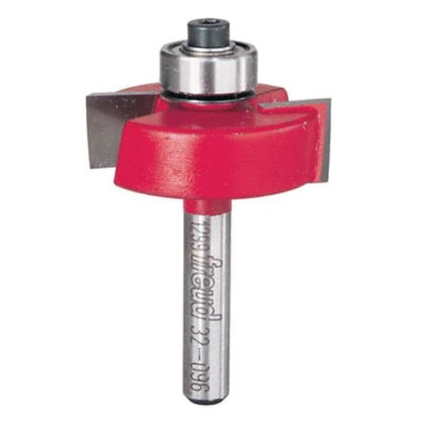 32-096 Rabbeting Router Bit 1/4" SH 1-1/4" D 3/8" CD 3/8" CL - Image 1