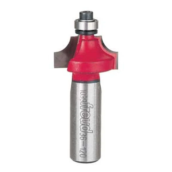 36-120 Quadra-Cut Beading Router Bit 1"D 1/4"R 1/2"SH - Image 1