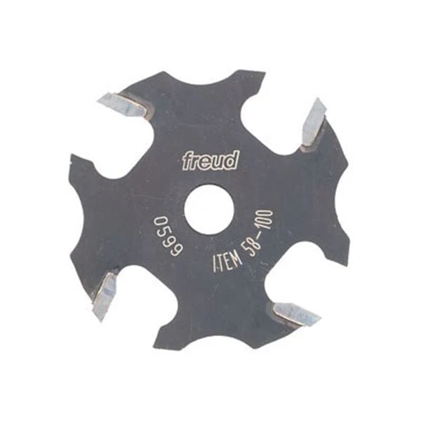 58-100 4-Wing Slotting Cutter Router Bit 1/16" CL - Image 1