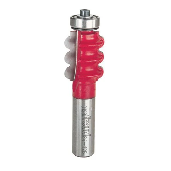 84-126 Triple Beading And Fluting Router Bit 1/2″ Shank 1/8″ R 1-5/64″ CL