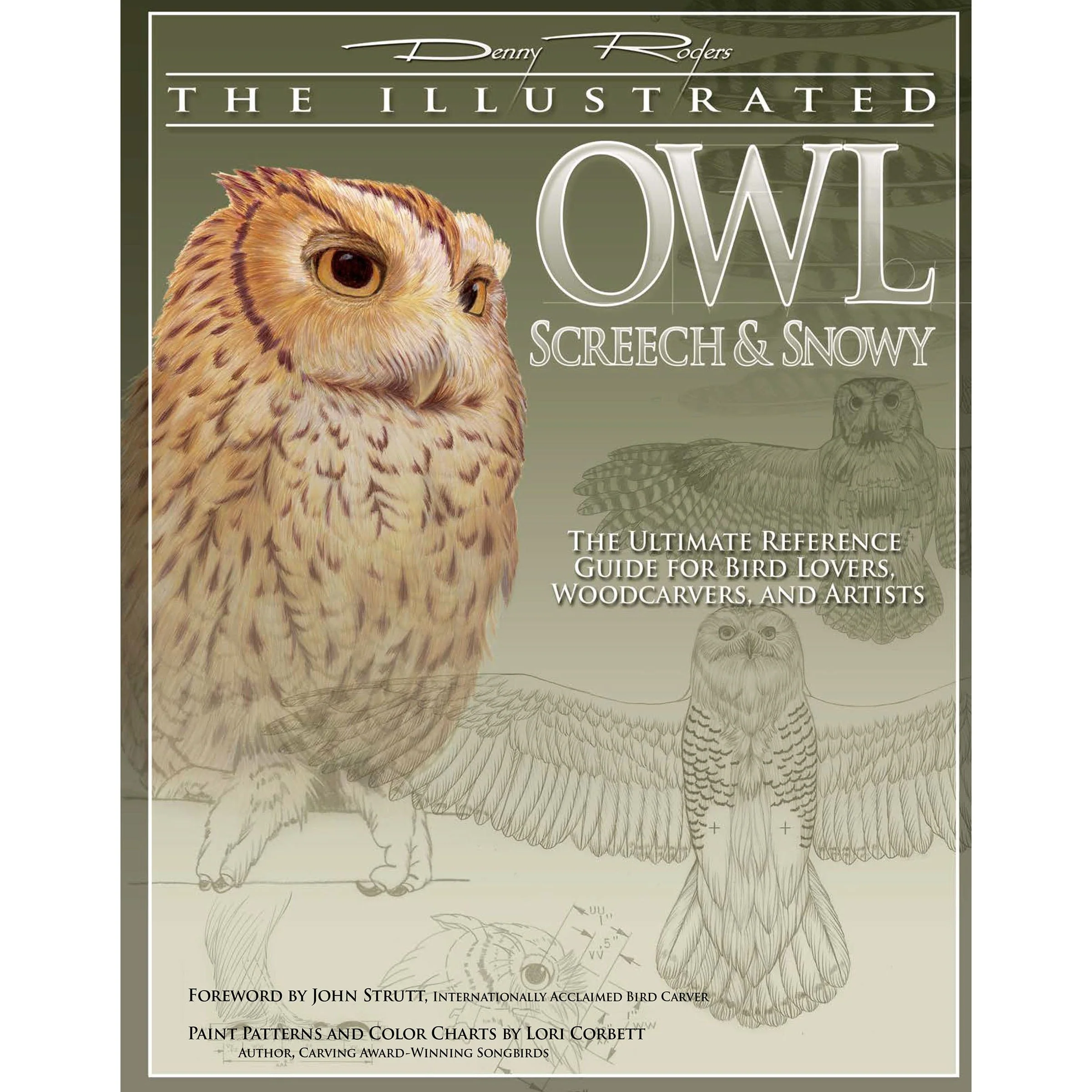 Illustrated Owl - Screech & Snowy: the Ultimate Reference for Bird Lovers, Woodcarvers, and Artists - Image 1