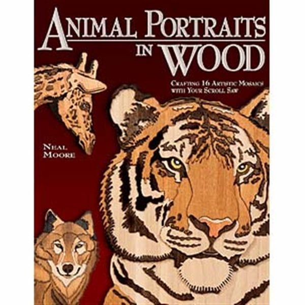 Animal Portraits in Wood: Crafting 16 Artistic Mosaics with Your Scroll Saw - Image 1