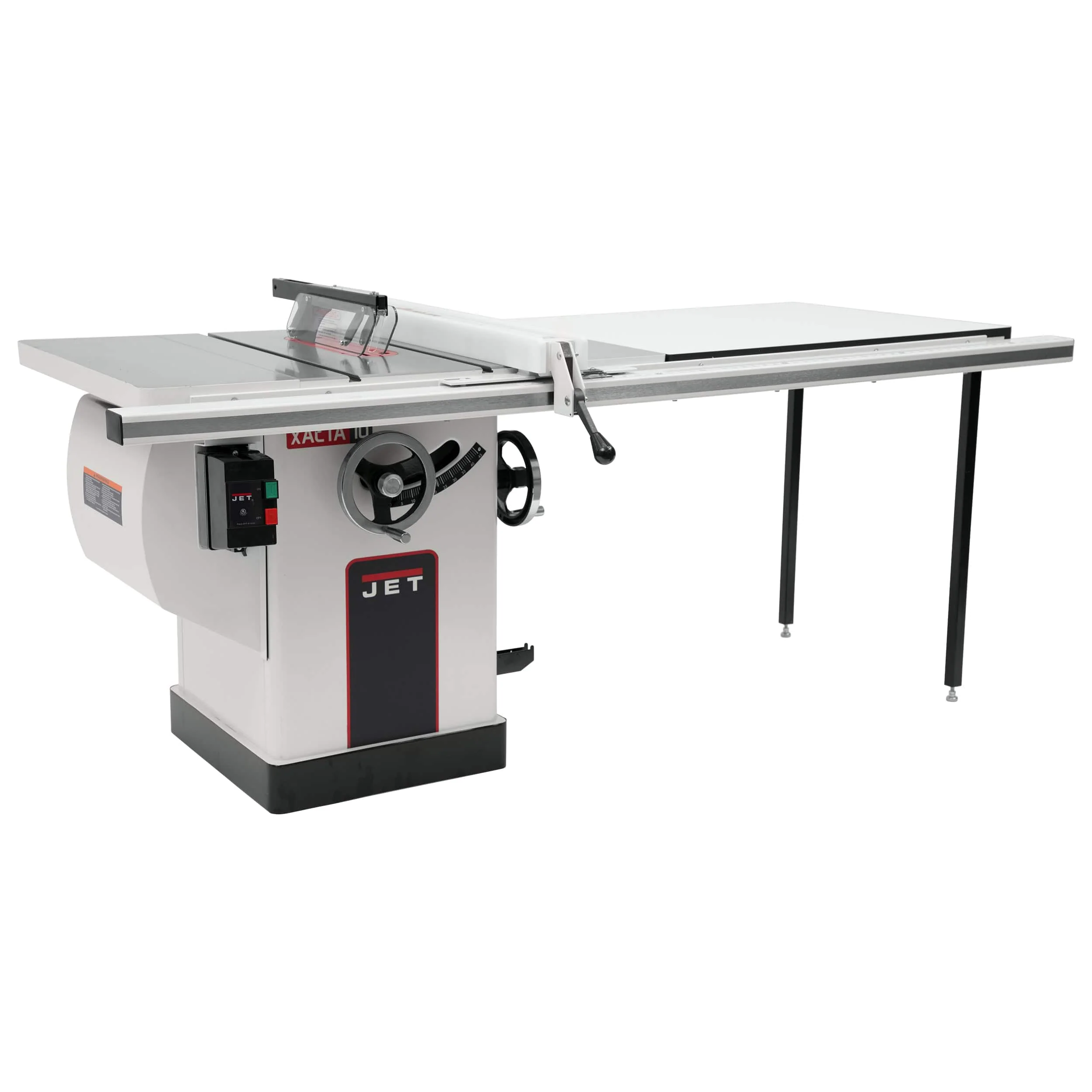 XACTASAW Deluxe 10" Table Saw with Cast Wings and 50" Rip Capacity - 5 HP 1 Ph 230V - JTAS-10DX - Image 1