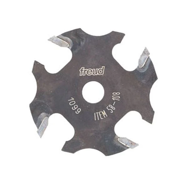 58-108 4-Wing Slotting Cutter Router Bit 1/8" CL - Image 1