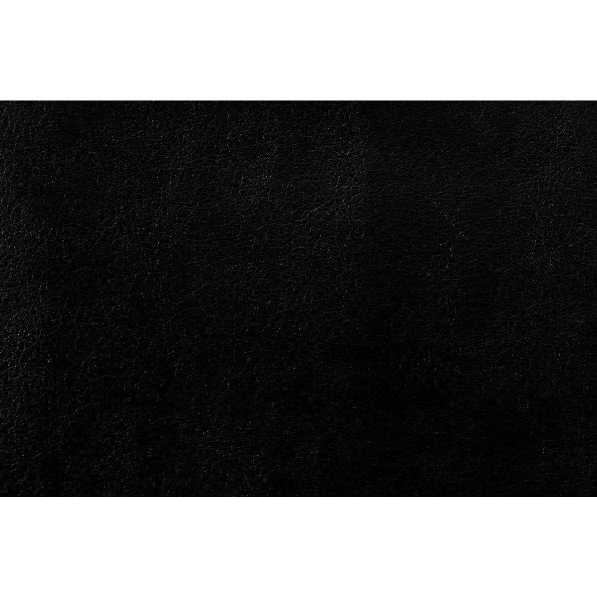 Barrington Black Faux Leather 2-Piece Sectional With Right Chaise - Image 3