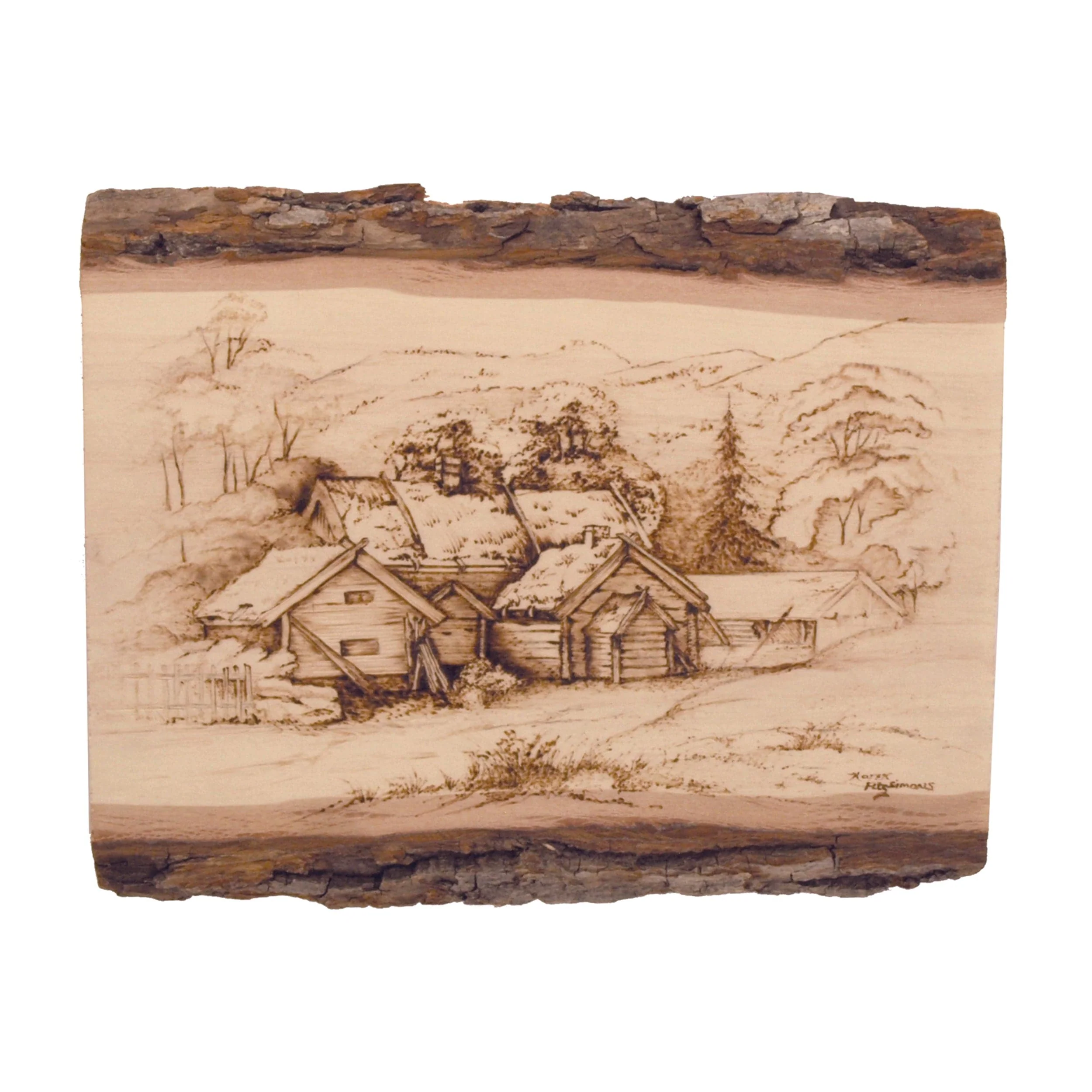 Basswood Country Planks for Wood Burning, Hot Stamping & Carving - Small - Image 2