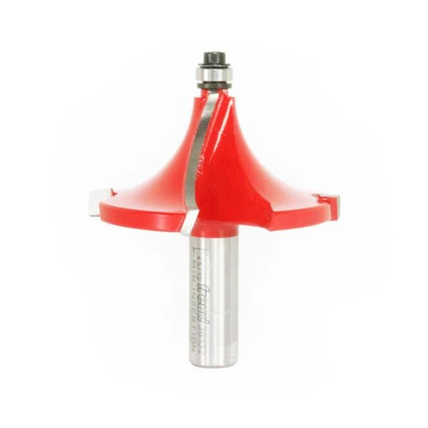 36-132 Quadra-Cut Beading Router Bit 1" Radius 1/2" Shank - Image 1