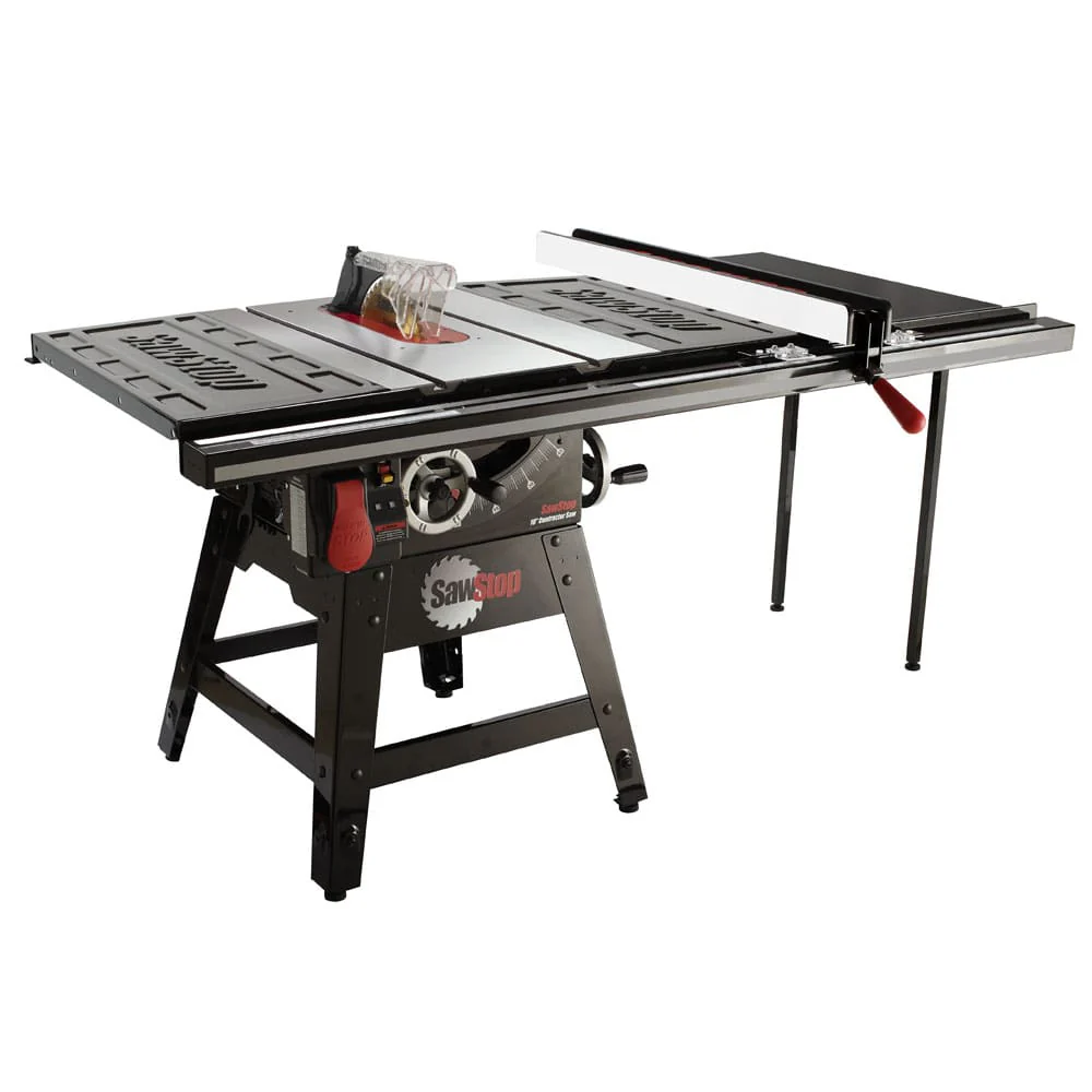 1-3/4HP 1PH 110-120V Contractor Saw with 36" Pro T-Glide Fence System - Image 1