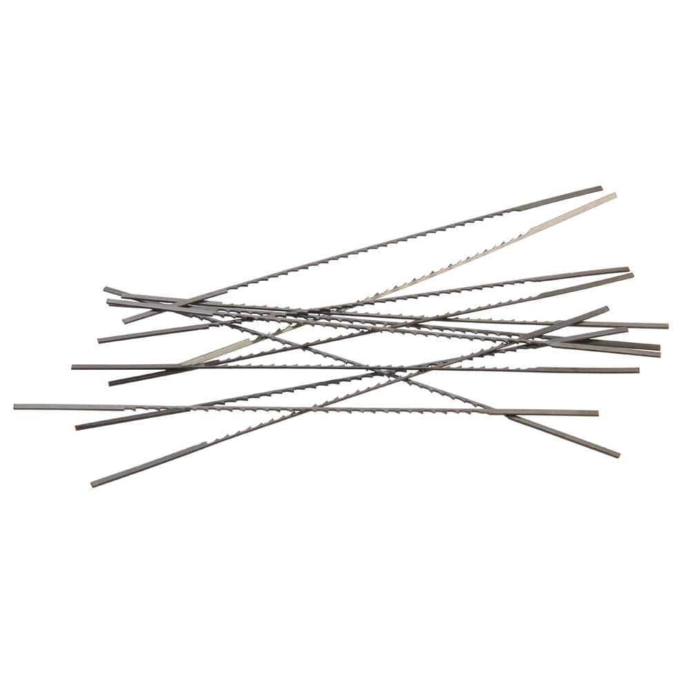 Super Sharps Scroll Saw Blades – #12 –  Pin-Less – Skip Tooth – 12 Pack