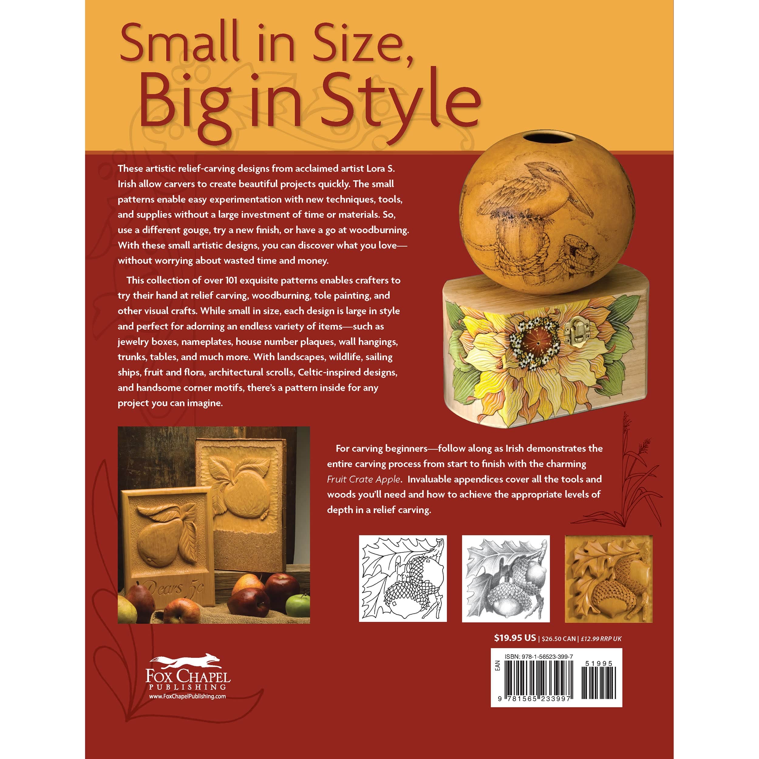 101 Artistic Relief Patterns for Woodcarvers, Woodburners and Crafters - Image 2