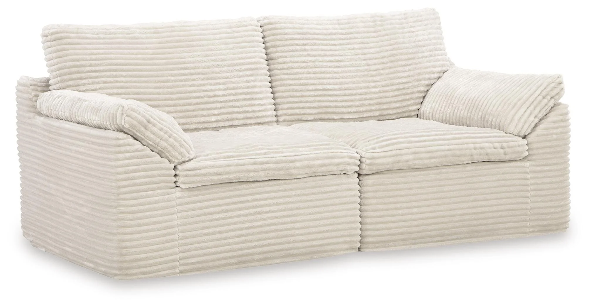 Fannin Ivory Chenille Left-Arm/Right-Arm Facing Corner Chair - Image 3