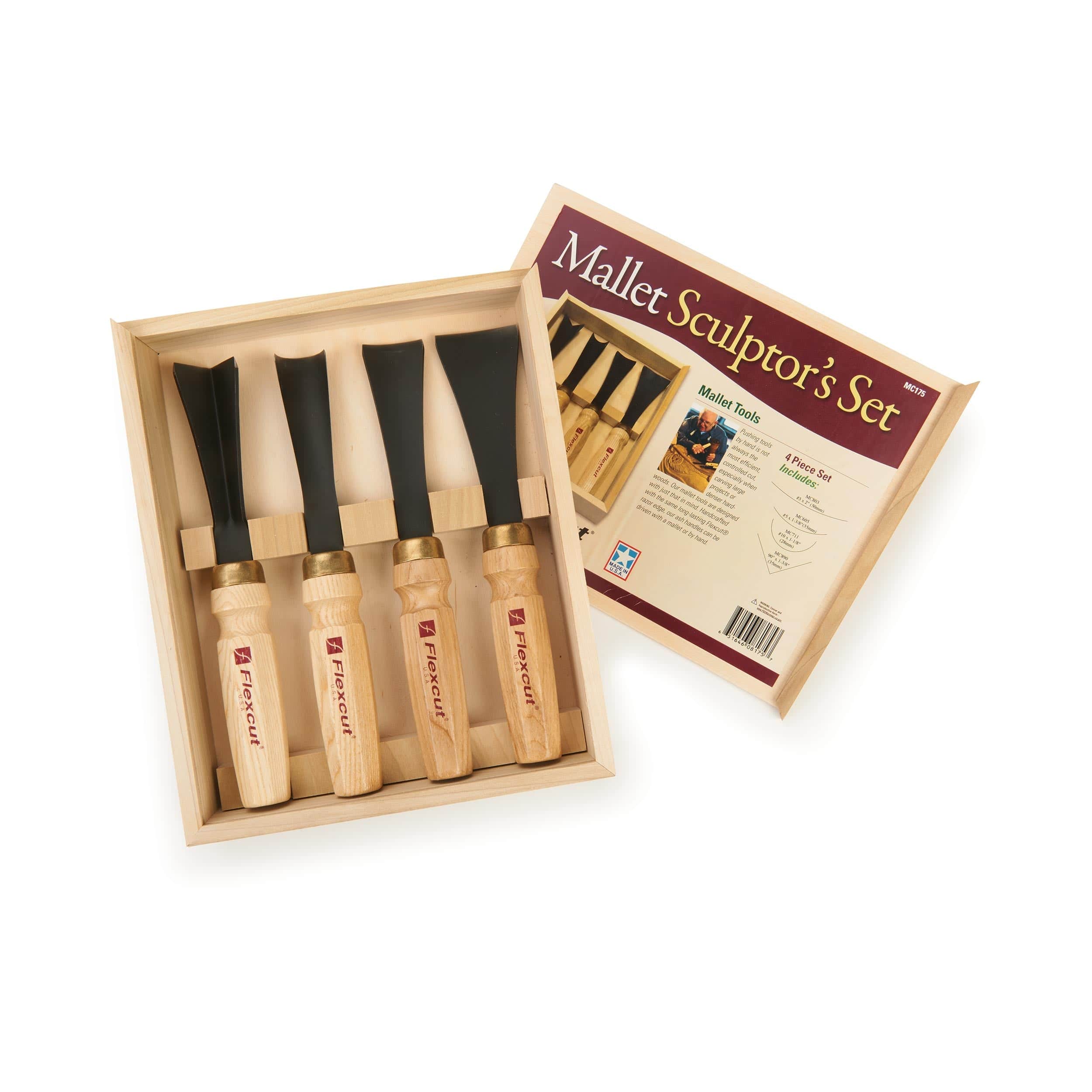 Mallet Sculptor's Set - 4 Piece - Image 3
