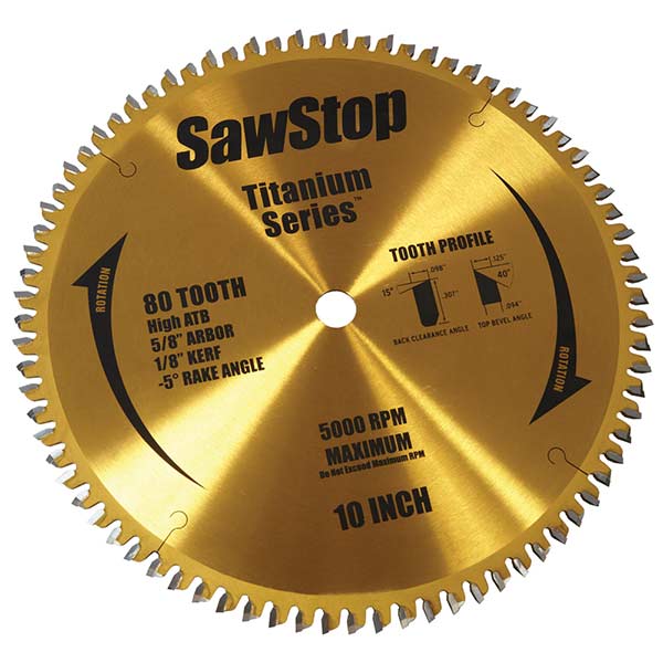 Titanium Series 80T Combination Blade - Image 2