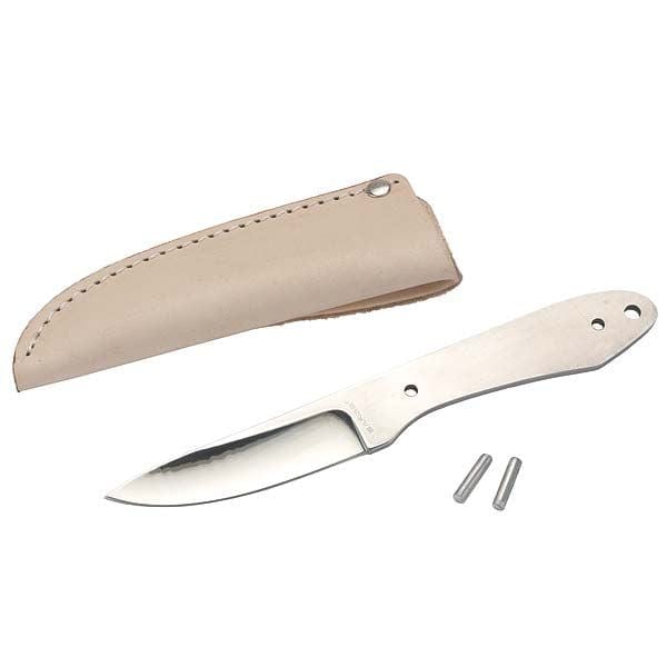 Semi-Skinner Fixed Blade Knife for Hunting and Fishing - 7-1/4" - Unfinished Kit - Image 1