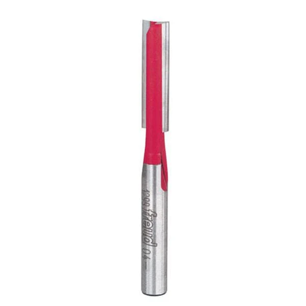 Double Flute Straight Router Bit - Metric - 1/4" SH - Image 1