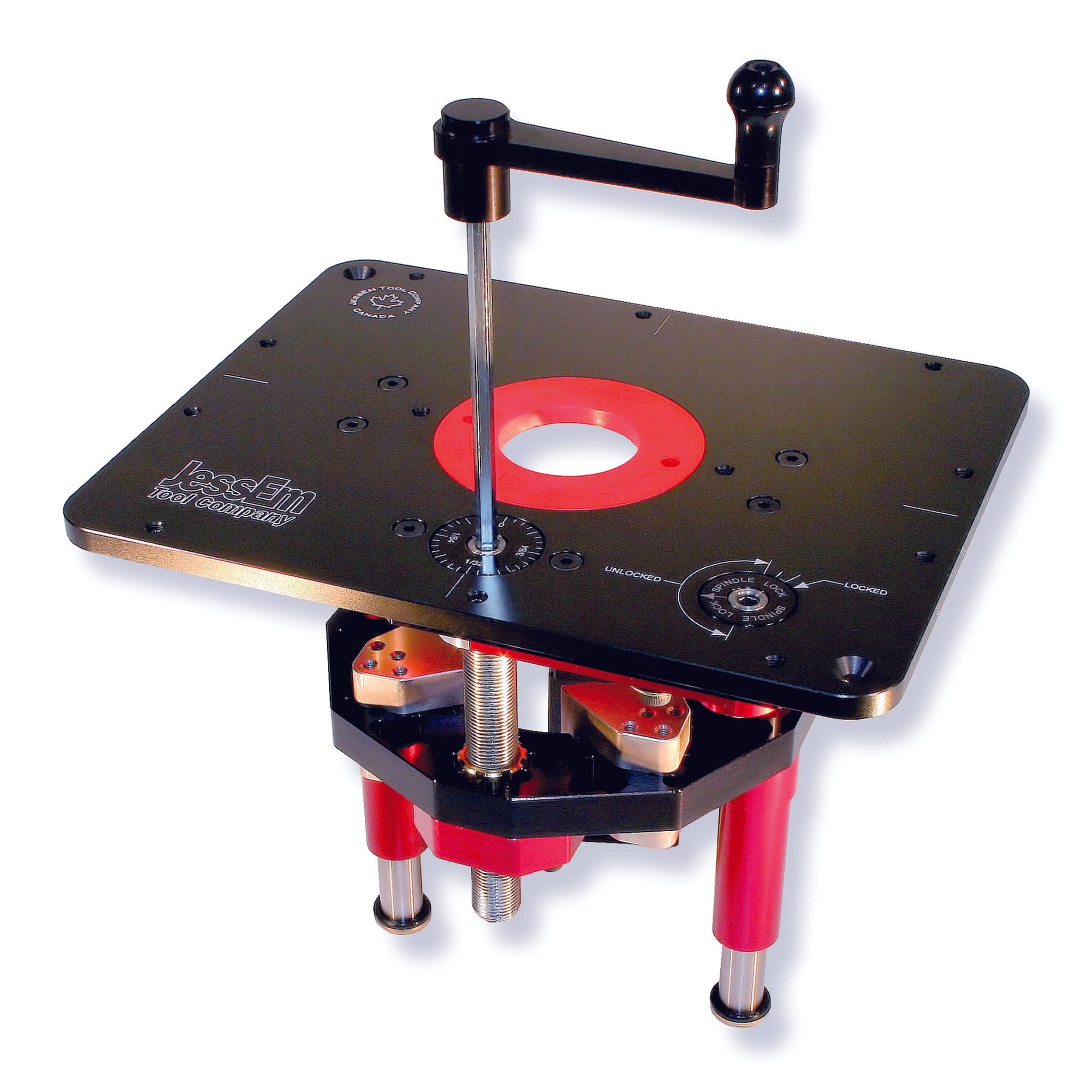Mast-R-Lift II Router Lift With 9-1/4" x 11-3/4" Plate, # 02120 - Image 1