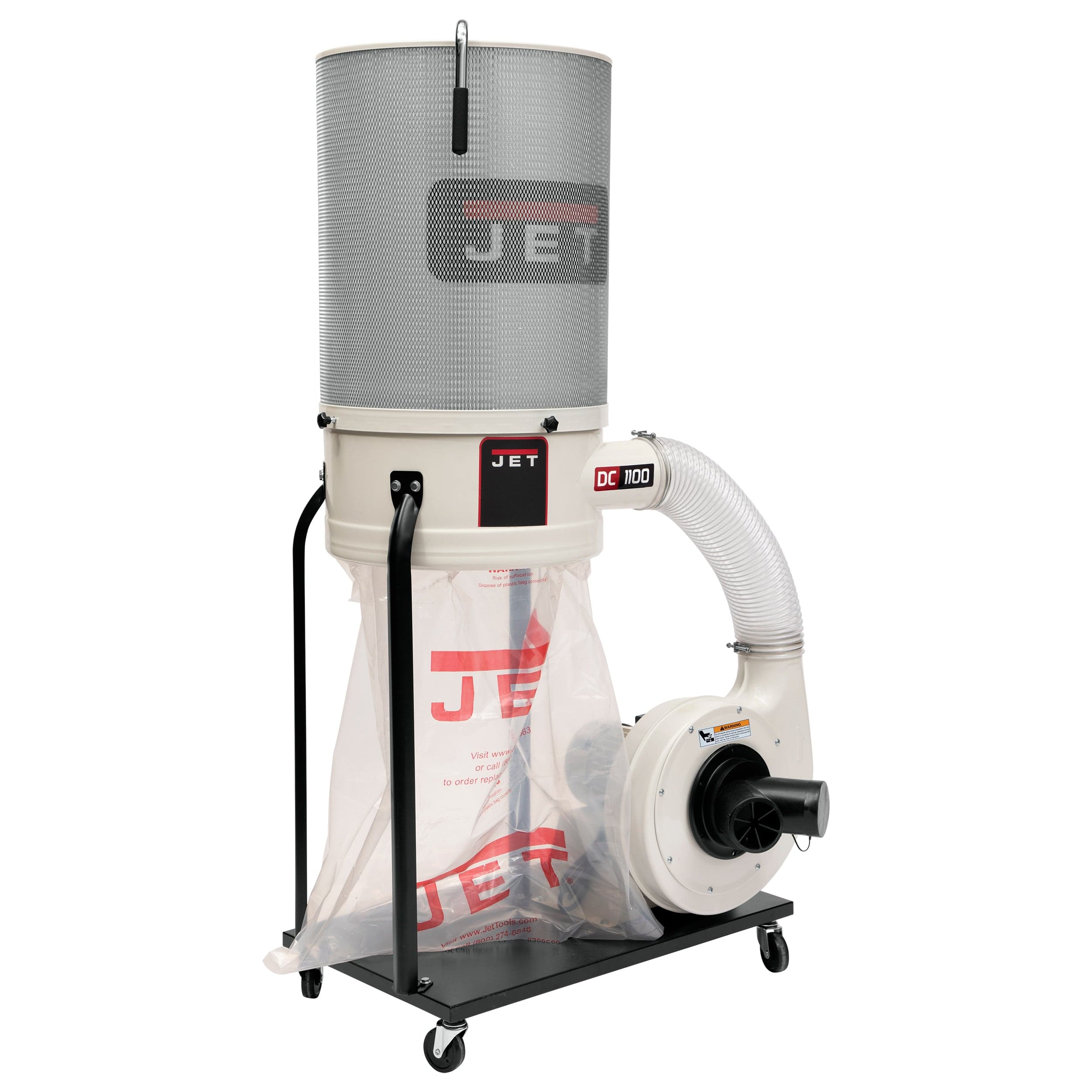 Vortex Cone Dust Collector with 2-Micron Canister Kit – 1-1/2 HP 1 Ph 115/230V – DC-1100VX-CK