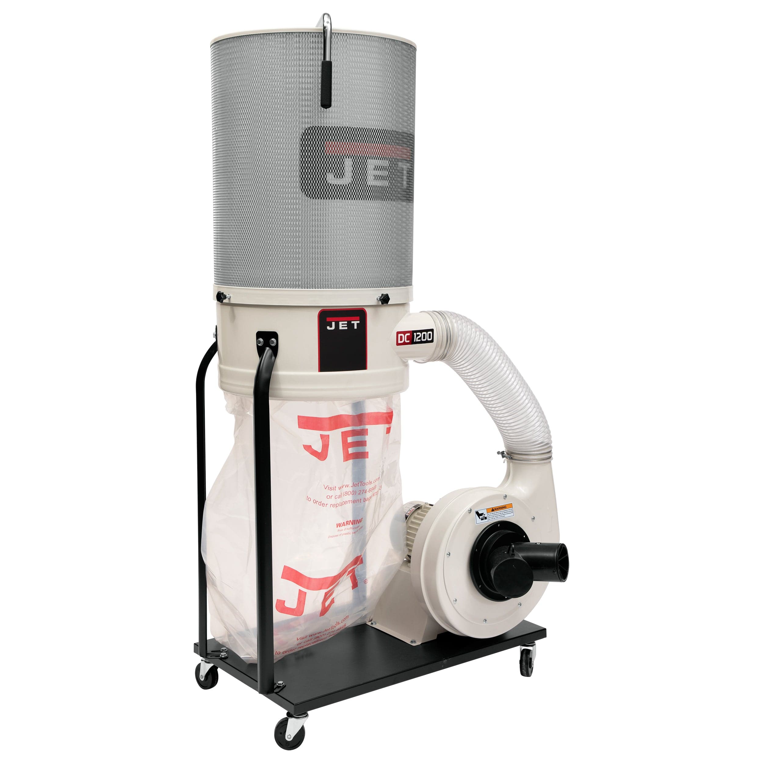 Vortex Cone Dust Collector with 2 Micron Canister Kit – 2 HP 1 Ph 230V – DC-1200VX-CK1