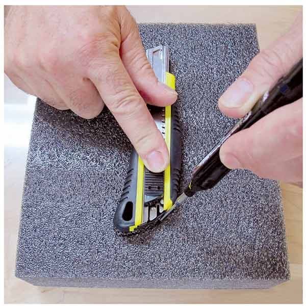 Kaizen Foam 57mm (2-1/4") Black - Image 2