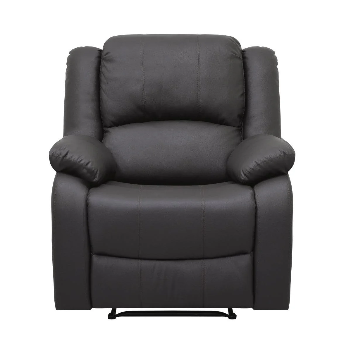 Fairview Dark Brown Fabric Recliner - Image 1