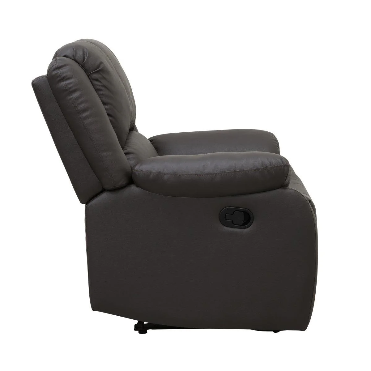 Fairview Dark Brown Fabric Recliner - Image 3