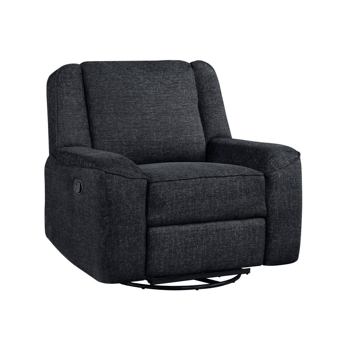 Monterey Dark Hue Swivel Reclining Chair - Image 2