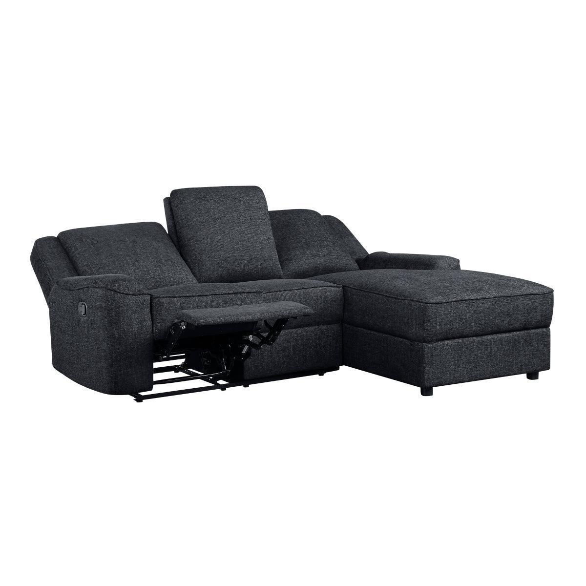 Monterey Dark Hue Reclining Sectional - Image 3
