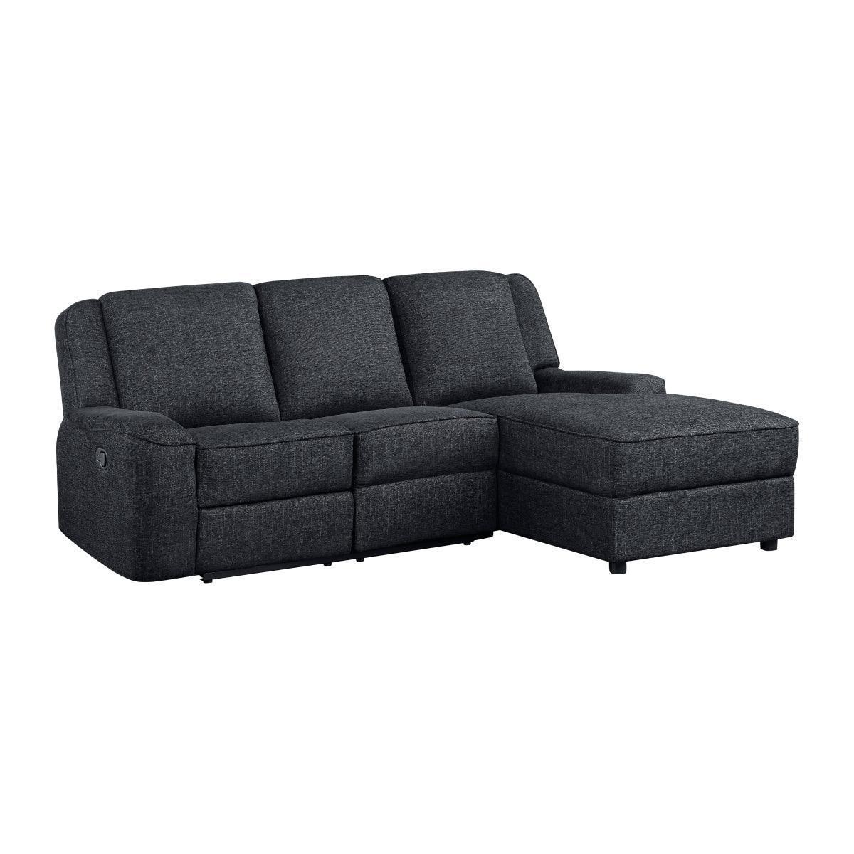 Monterey Dark Hue Reclining Sectional - Image 2