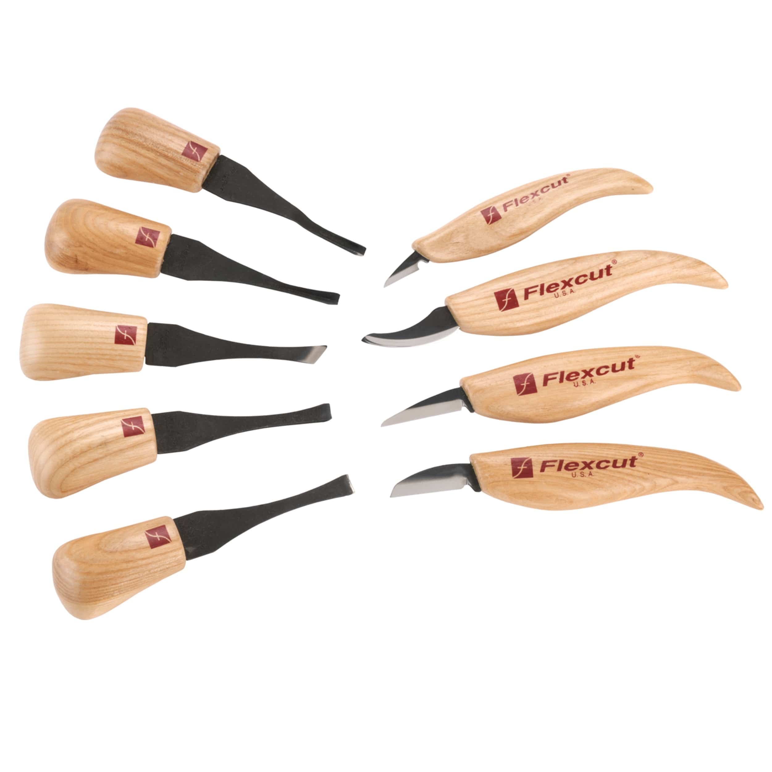 Deluxe Palm and Knife Set - 9 Piece - Image 1