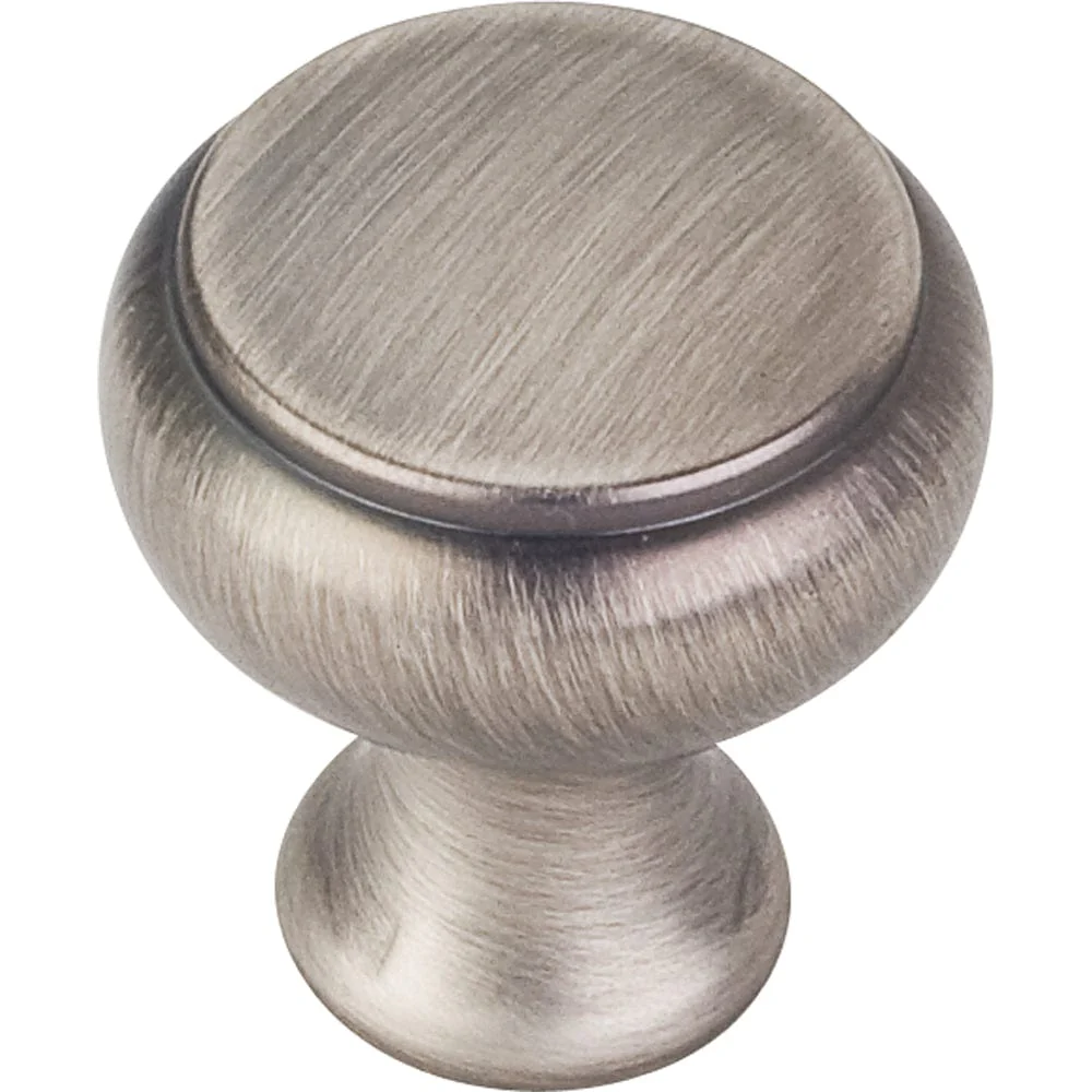 Westbury Knob, 1-1/4" Dia.,  Brushed Pewter - Image 1