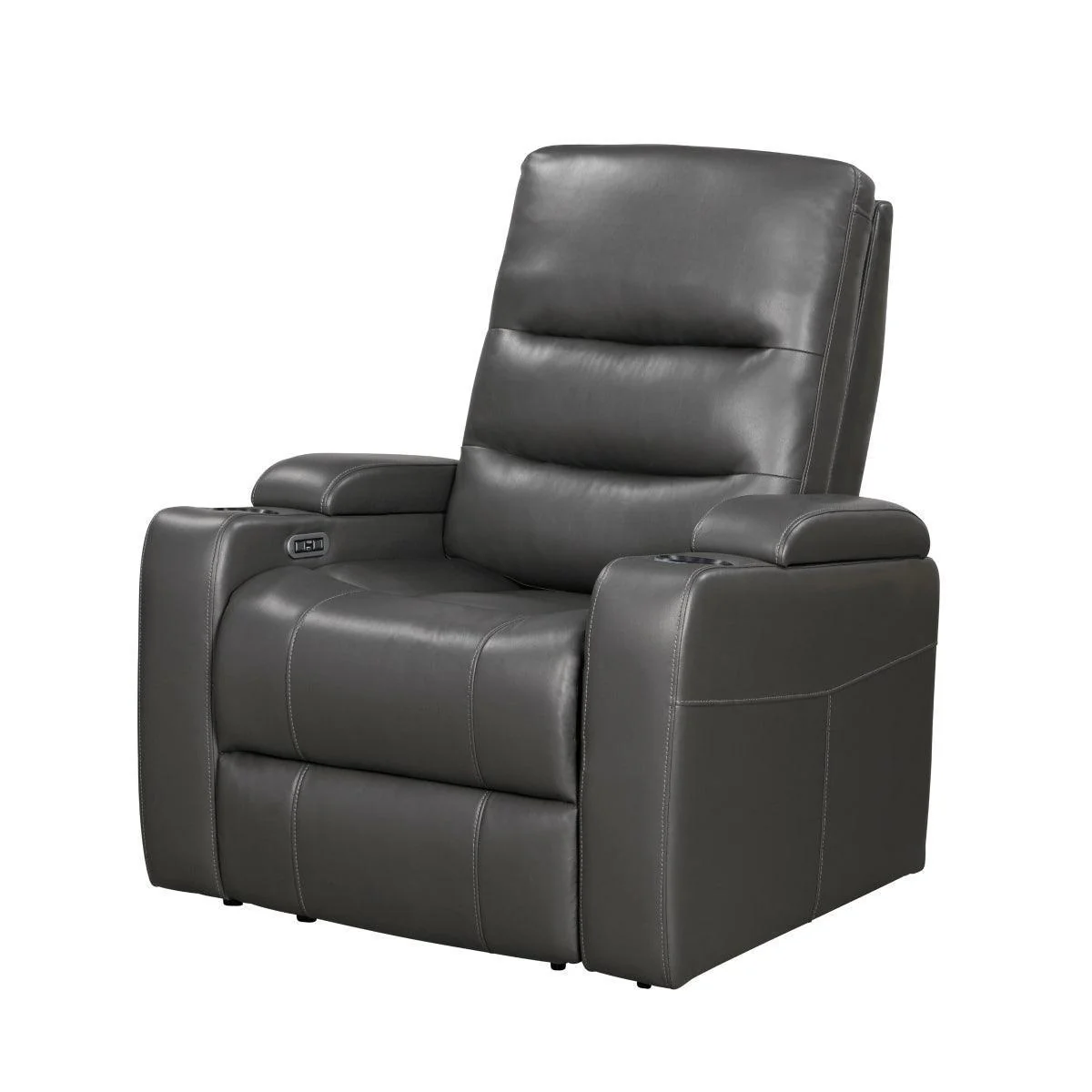 Brockton Dark Gray Power Recliner - Image 2