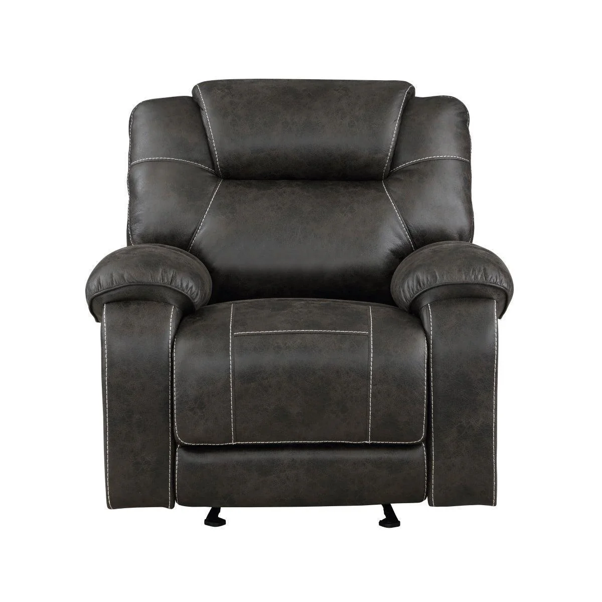 Gainesville Chocolate Hued Glider Recliner - Image 1
