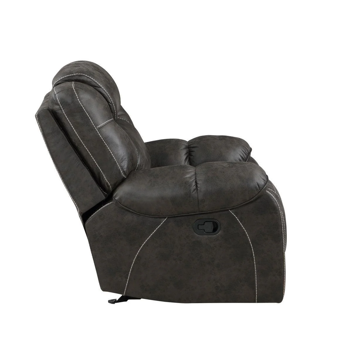 Gainesville Chocolate Hued Glider Recliner - Image 3