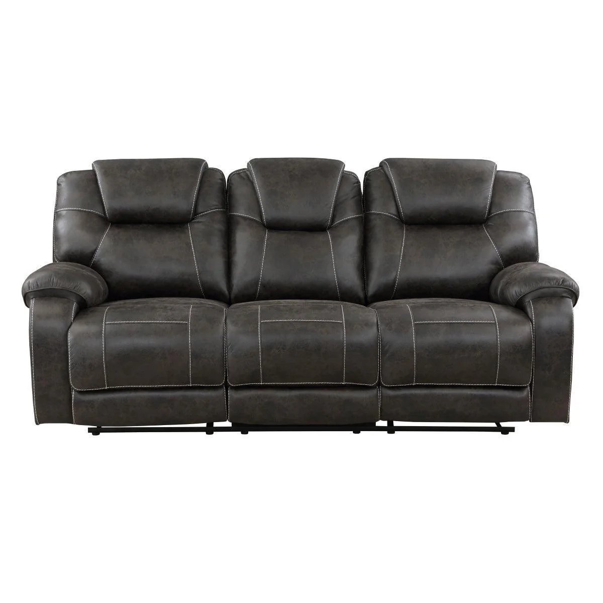 Gainesville Chocolate Hued Reclining Sofa - Image 1