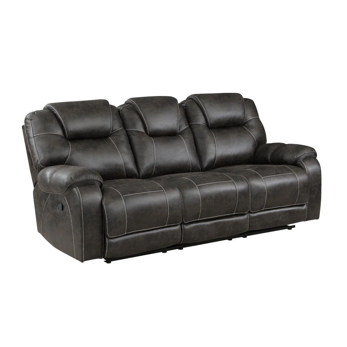 Gainesville Chocolate Hued Reclining Sofa - Image 2