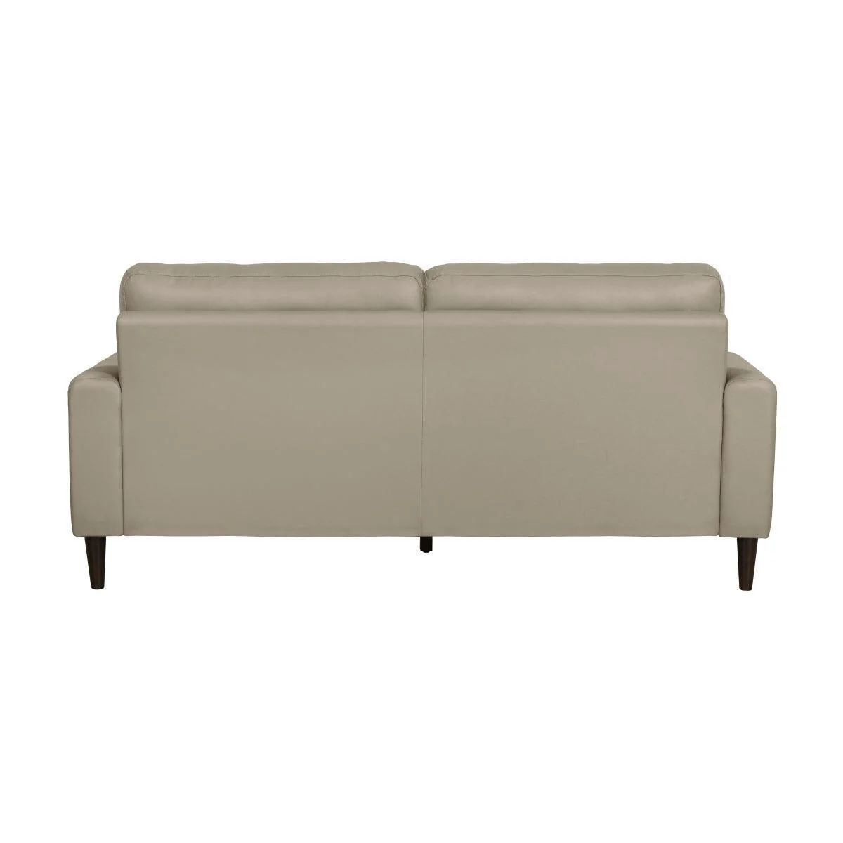 Lewes Latte Leather Sofa - Image 3