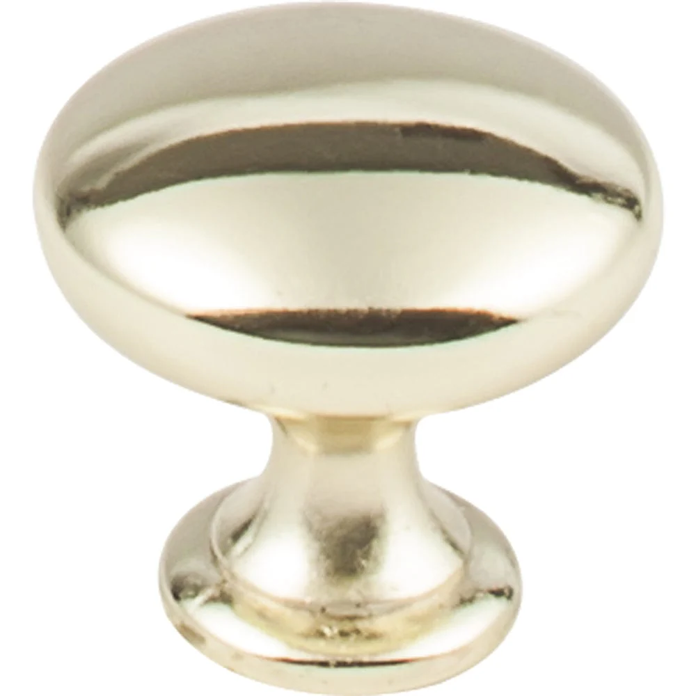 Madison Knob, 1-3/16" Dia.,  Polished Brass - Image 1