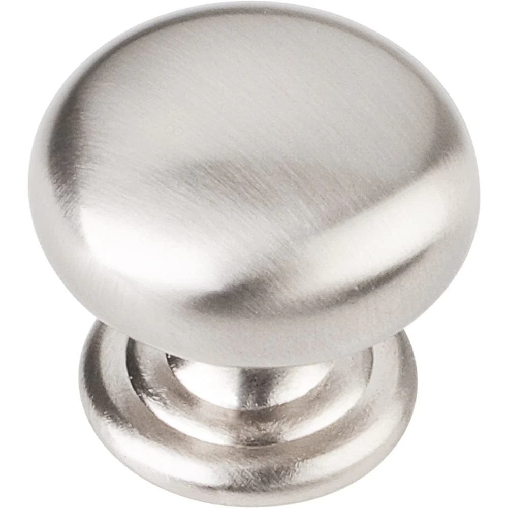 Florence Knob, 1-1/4" Dia.,  Satin Nickel - Image 1