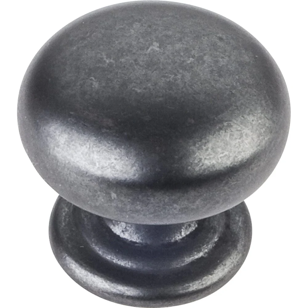 Florence Knob, 1-1/4" Dia.,  Gun Metal - Image 1