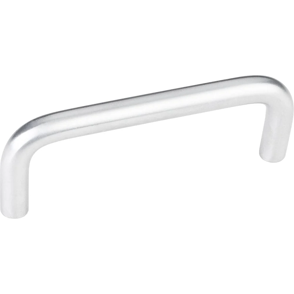 Torino Wire Pull, 3" C/C, Brushed Chrome - Image 1