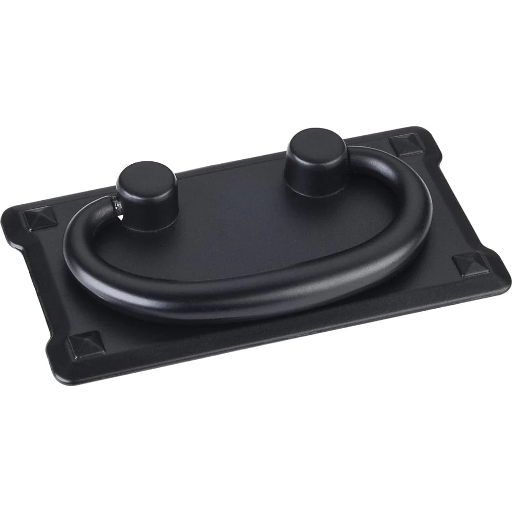 Verona Pull, 3" C/C, Matt Black/Black - Image 1