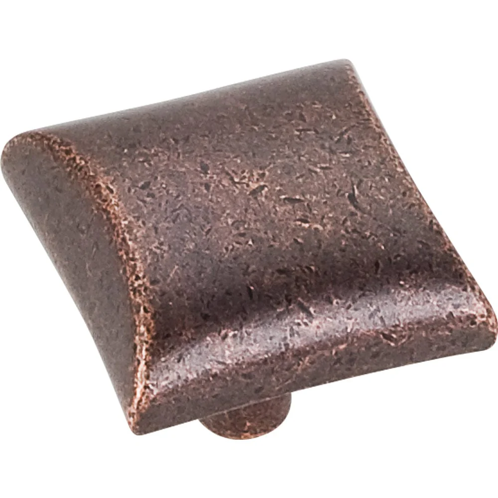 Glendale Knob, 1-1/8" O.L.,  Distressed Oil Rubbed Bronze - Image 2
