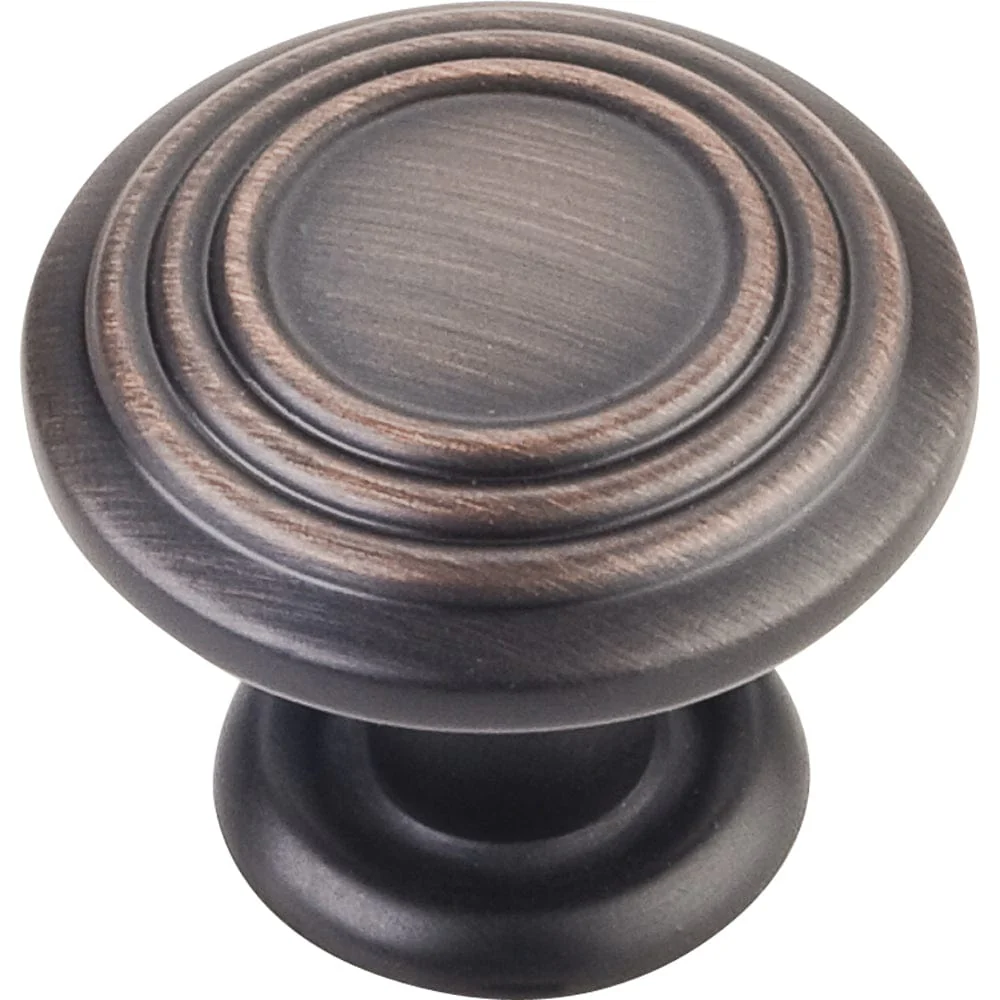 Vienna Knob, 1-1/4" Dia.,  Brushed Oil Rubbed Bronze - Image 1