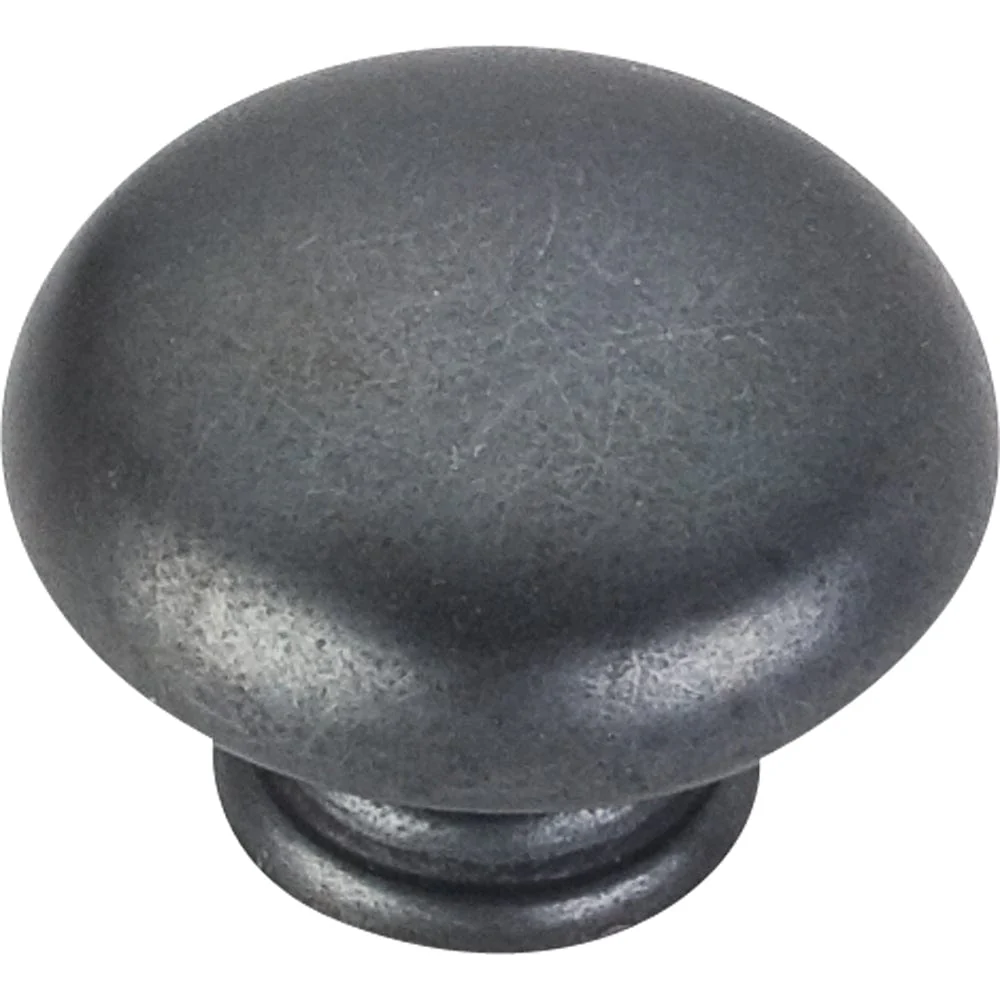 Gatsby Knob, 1-3/16" Dia.,  Gun Metal - Image 1