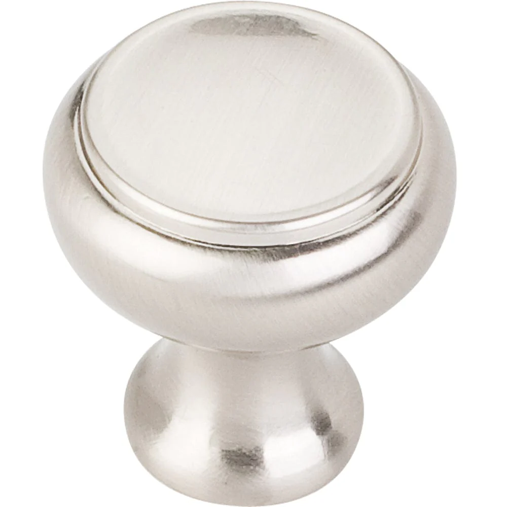 Westbury Knob, 1-1/4" Dia.,  Satin Nickel - Image 1