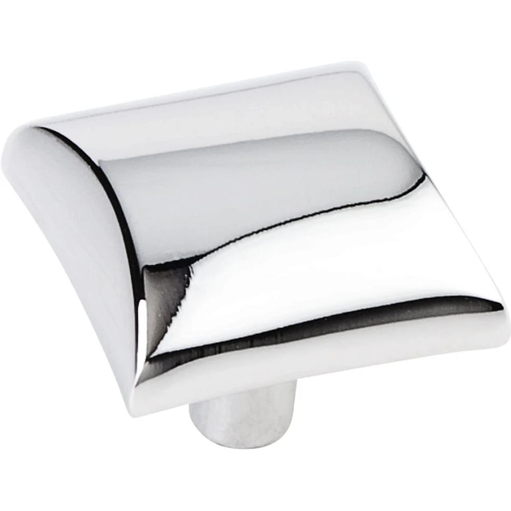 Glendale Knob, 1-1/8" O.L.,  Polished Chrome - Image 1