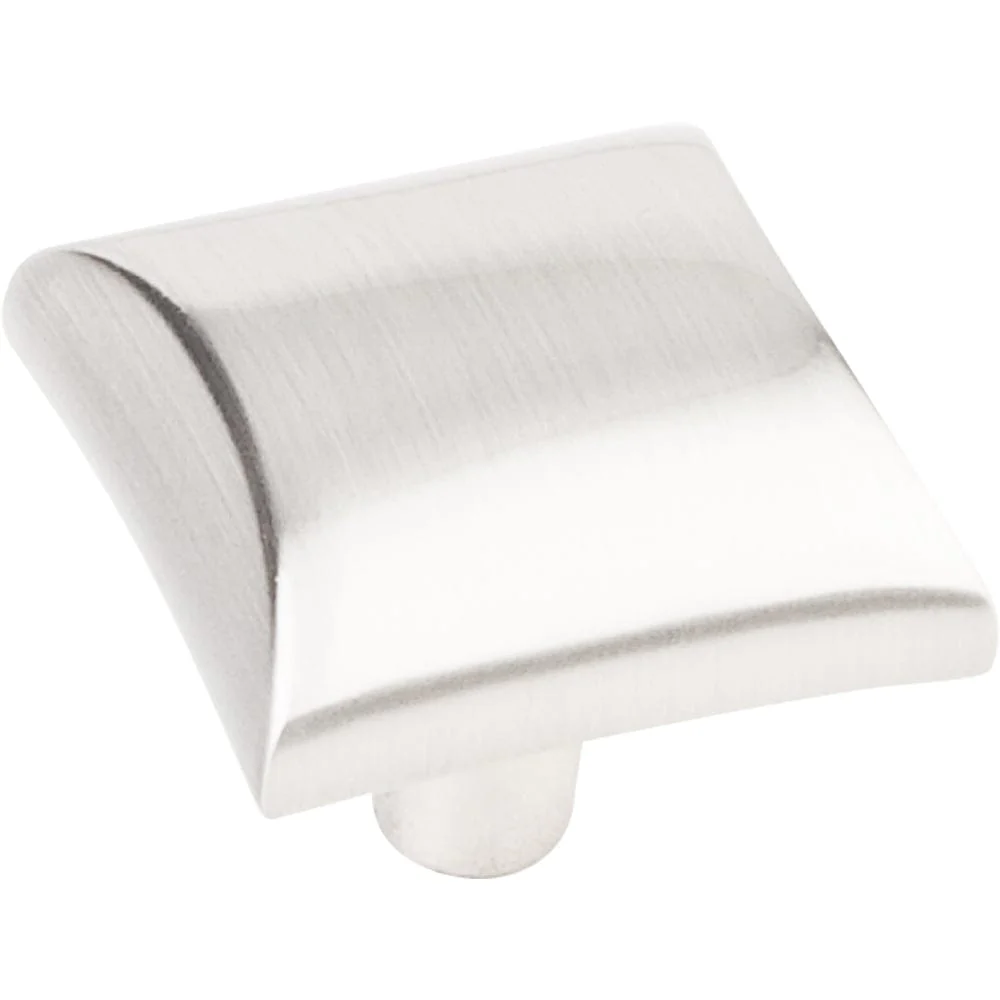 Glendale Knob, 1-1/8" O.L.,  Satin Nickel - Image 1