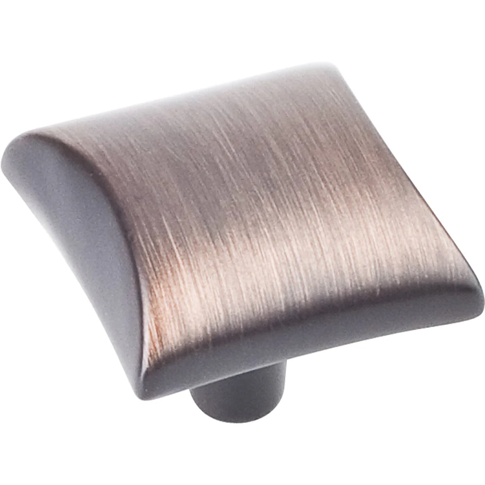Glendale Knob, 1-1/8" O.L.,  Brushed Oil Rubbed Bronze - Image 1